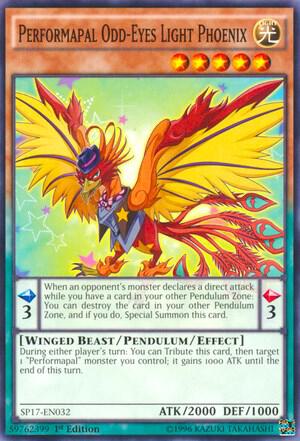 Performapal Odd-Eyes Light Phoenix trading card from Star Pack - Battle Royal Performapal Odd-Eyes Light Phoenix - Star Pack - Battle Royal YuGiOh trading card