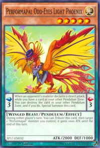 Performapal Odd-Eyes Light Phoenix (Starfoil) - Star Pack - Battle Royal (SP17) #SP17-EN032 - Rare YuGiOh Trading Card