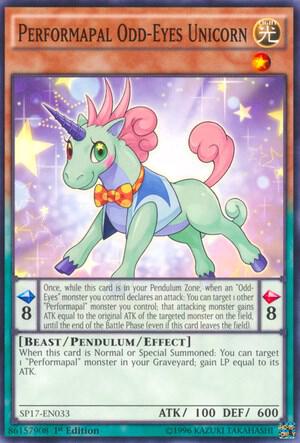 Performapal Odd-Eyes Unicorn - Star Pack - Battle Royal YuGiOh trading card