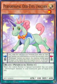 Performapal Odd-Eyes Unicorn (Starfoil) - Star Pack - Battle Royal (SP17) #SP17-EN033 - Rare YuGiOh Trading Card