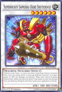 Superheavy Samurai Ogre Shutendoji - Star Pack - Battle Royal (SP17) #SP17-EN042 - Common / Short Print YuGiOh Trading Card