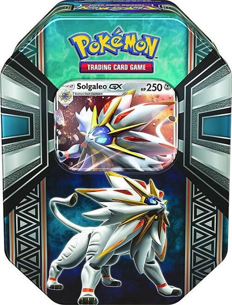 Legends of Alola Tin [Solgaleo GX] - SM Base Set Pokémon trading card