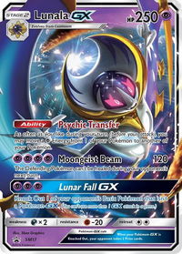 Lunala GX - SM17 - SM Promos (SMP) #SM17 - Promo Pokémon Trading Card