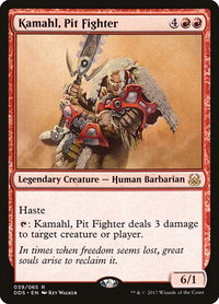 Kamahl, Pit Fighter - Duel Decks: Mind vs. Might (DDS) #39 - Rare Magic: The Gathering Trading Card