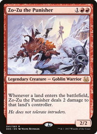 Zo-Zu the Punisher - Duel Decks: Mind vs. Might (DDS) #41 - Rare Magic: The Gathering Trading Card