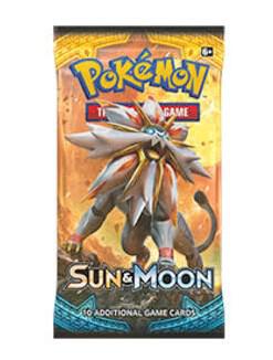 Sun & Moon Booster Pack trading card from SM Base Set Sun & Moon Booster Pack - SM Base Set Pokémon trading card