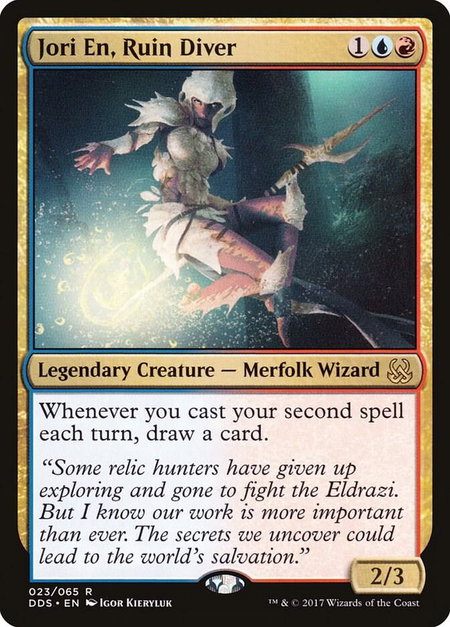 Jori En, Ruin Diver - Duel Decks: Mind vs. Might Magic: The Gathering trading card
