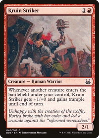 Kruin Striker - Duel Decks: Mind vs. Might (DDS) #40 - Common Magic: The Gathering Trading Card