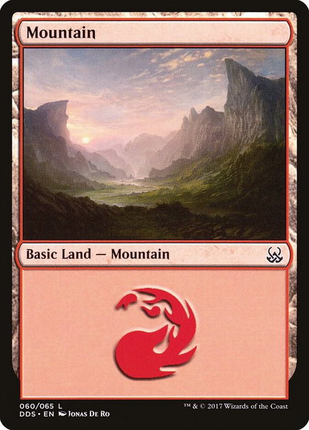 Mountain (060) trading card from Duel Decks: Mind vs. Might Mountain (060) - Duel Decks: Mind vs. Might Magic: The Gathering trading card
