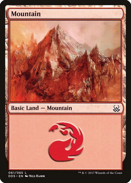 Mountain (061) trading card from Duel Decks: Mind vs. Might Mountain (061) - Duel Decks: Mind vs. Might Magic: The Gathering trading card