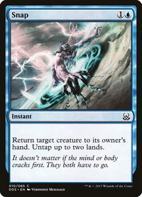 Snap - Duel Decks: Mind vs. Might (DDS) #10 - Common Magic: The Gathering Trading Card