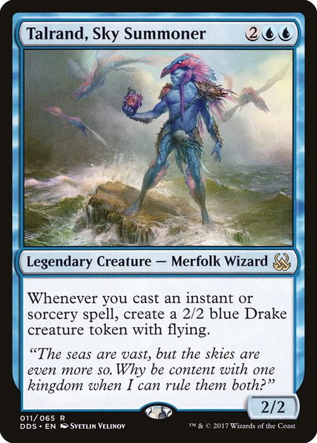 Talrand, Sky Summoner - Duel Decks: Mind vs. Might Magic: The Gathering trading card