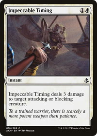 Impeccable Timing - Amonkhet (AKH) #18 - Common Magic: The Gathering Trading Card