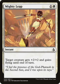 Mighty Leap - Amonkhet (AKH) #20 - Common Magic: The Gathering Trading Card