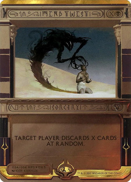Mind Twist - Masterpiece Series: Amonkhet Invocations Magic: The Gathering trading card