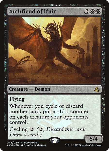 Archfiend of Ifnir - Buy-A-Box Promos Magic: The Gathering trading card