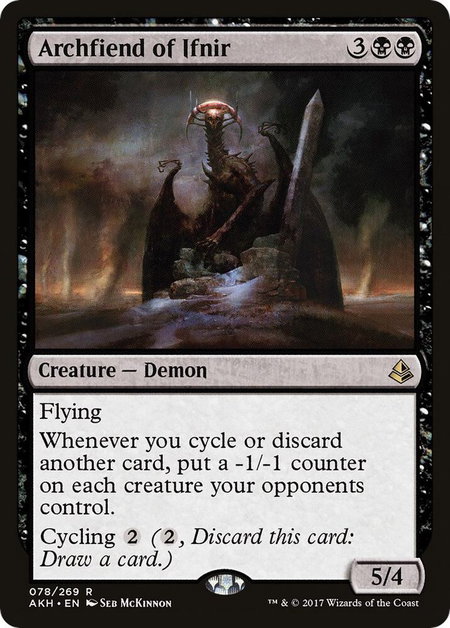 Archfiend of Ifnir - Amonkhet Magic: The Gathering trading card