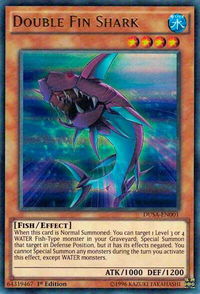 Double Fin Shark - Duelist Saga (DUSA) #DUSA-EN001 - Ultra Rare YuGiOh Trading Card
