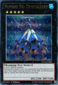 Number 94: Crystalzero - Duelist Saga (DUSA) #DUSA-EN006 - Ultra Rare YuGiOh Trading Card