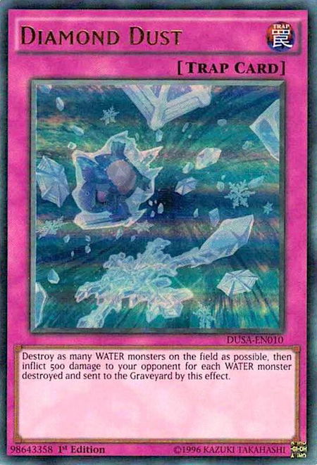 Diamond Dust - Duelist Saga YuGiOh trading card