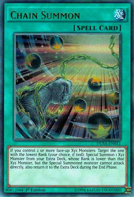 Chain Summon - Duelist Saga YuGiOh trading card