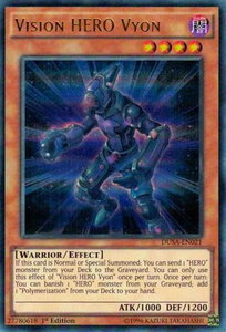 Vision HERO Vyon - Duelist Saga (DUSA) #DUSA-EN021 - Ultra Rare YuGiOh Trading Card