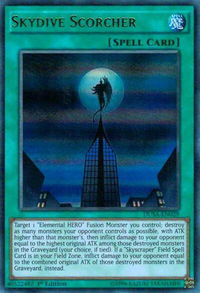 Skydive Scorcher - Duelist Saga (DUSA) #DUSA-EN029 - Ultra Rare YuGiOh Trading Card