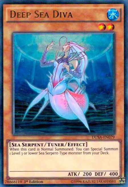 Deep Sea Diva - Duelist Saga YuGiOh trading card