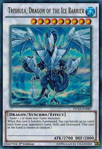 Trishula, Dragon of the Ice Barrier - Duelist Saga (DUSA) #DUSA-EN081 - Ultra Rare YuGiOh Trading Card