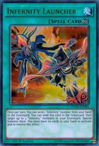 Infernity Launcher - Duelist Saga (DUSA) #DUSA-EN082 - Ultra Rare YuGiOh Trading Card