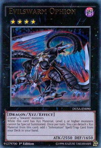 Evilswarm Ophion - Duelist Saga (DUSA) #DUSA-EN090 - Ultra Rare YuGiOh Trading Card
