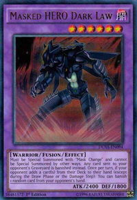 Masked HERO Dark Law - Duelist Saga (DUSA) #DUSA-EN094 - Ultra Rare YuGiOh Trading Card