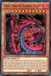 Uria, Lord of Searing Flames - Duelist Saga (DUSA) #DUSA-EN096 - Ultra Rare YuGiOh Trading Card