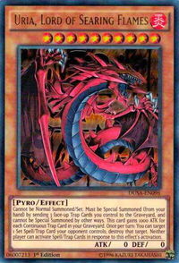 Uria, Lord of Searing Flames - Duelist Saga (DUSA) #DUSA-EN096 - Ultra Rare YuGiOh Trading Card