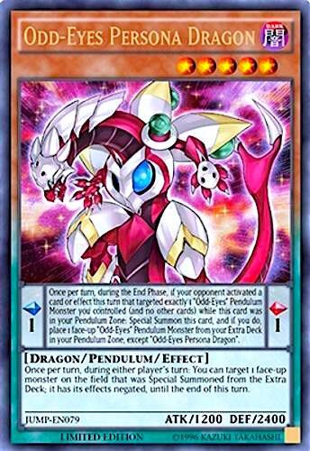 Odd-Eyes Persona Dragon - Shonen Jump Magazine Promos YuGiOh trading card
