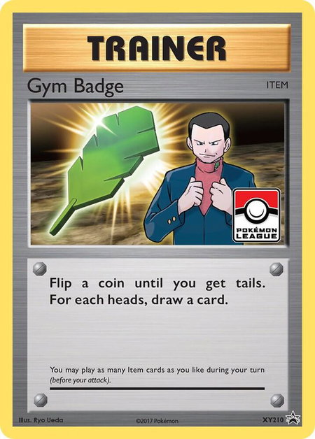 Gym Badge (Giovanni) - XY Promos Pokémon trading card