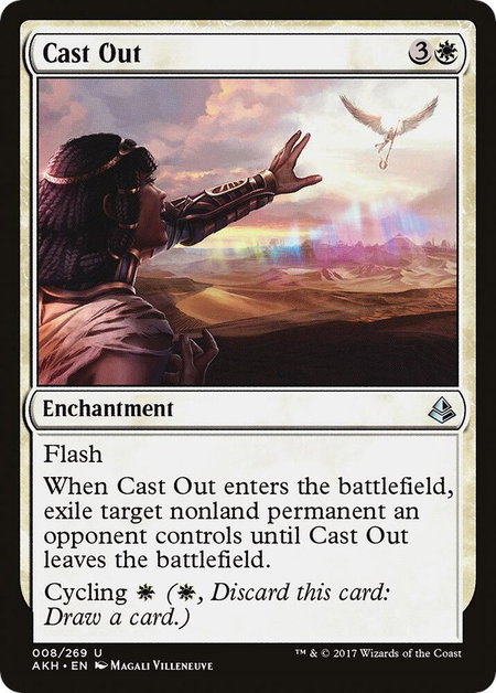 Cast Out - Amonkhet Magic: The Gathering trading card