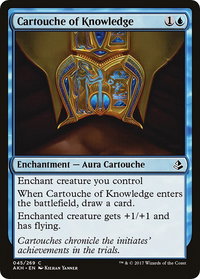 Cartouche of Knowledge - Amonkhet (AKH) #45 - Common Magic: The Gathering Trading Card