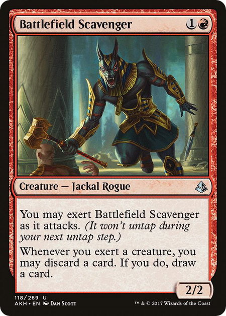 Battlefield Scavenger - Amonkhet Magic: The Gathering trading card