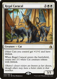 Regal Caracal - Amonkhet (AKH) #24 - Rare Magic: The Gathering Trading Card