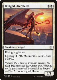 Winged Shepherd - Amonkhet (AKH) #39 - Common Magic: The Gathering Trading Card