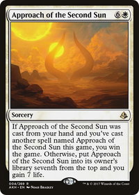 Approach of the Second Sun - Amonkhet (AKH) #4 - Rare Magic: The Gathering Trading Card