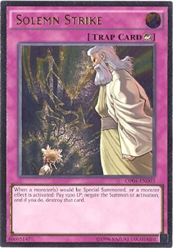 Solemn Strike (UTR) - OTS Tournament Pack 4 YuGiOh trading card