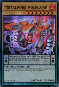 Metalfoes Volflame - OTS Tournament Pack 4 (OP04) #OP04-EN004 - Super Rare YuGiOh Trading Card