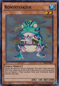 Ronintoadin - OTS Tournament Pack 4 (OP04) #OP04-EN005 - Super Rare YuGiOh Trading Card