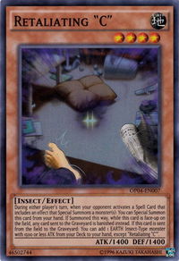 Retaliating "C" - OTS Tournament Pack 4 (OP04) #OP04-EN007 - Super Rare YuGiOh Trading Card