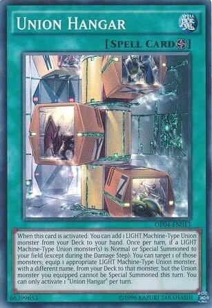 Union Hangar trading card from OTS Tournament Pack 4 Union Hangar - OTS Tournament Pack 4 YuGiOh trading card