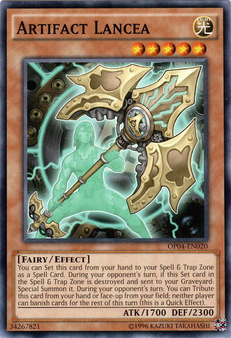 Artifact Lancea - OTS Tournament Pack 4 YuGiOh trading card