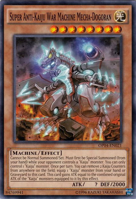 Super Anti-Kaiju War Machine Mecha-Dogoran - OTS Tournament Pack 4 YuGiOh trading card