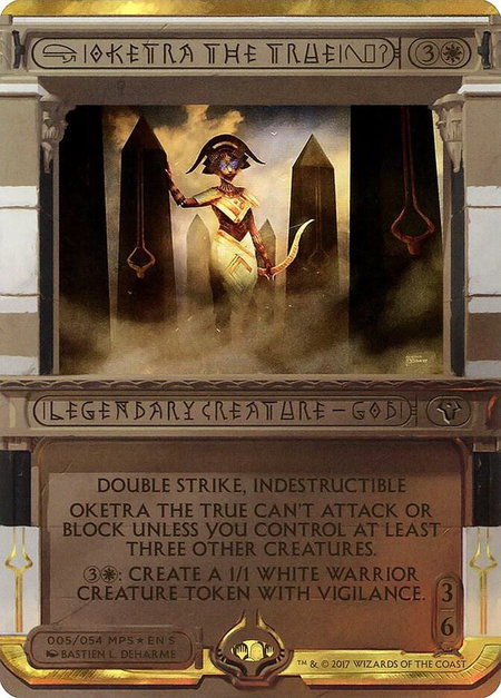 Oketra the True - Masterpiece Series: Amonkhet Invocations Magic: The Gathering trading card